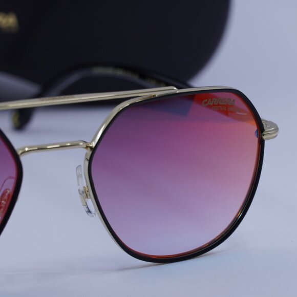 CARRERA 303/S 02M2 YB Aviator Sunglasses - Black/Gold/Blue/Red Gradient main image 8